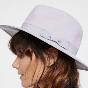 Free people lavender felt hat fedora